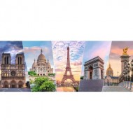 Puzzle  Nathan-87255 Monuments de Paris
