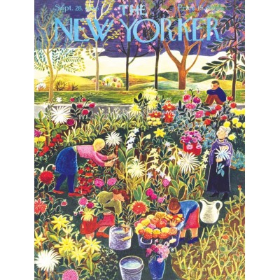 Puzzle New-York-Puzzle-NY1953 Flower Garden