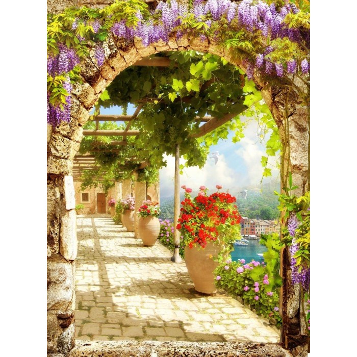 Puzzle Nova-Puzzle-41013 Arc de Fleurs