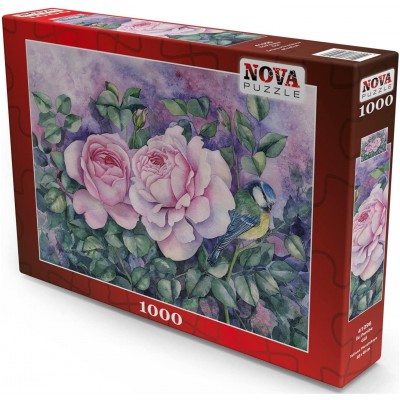 Puzzle Nova-Puzzle-41096 Deux Roses Roses