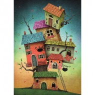 Puzzle  Nova-Puzzle-45001 Maisons Fantastiques