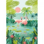 Puzzle  Pieces-and-Peace-0076 Flamingo