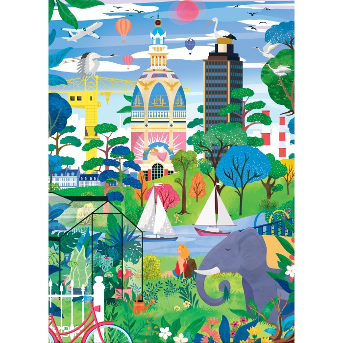 Puzzle  Pieces-Peace-F-00214 Nantes Fantastique