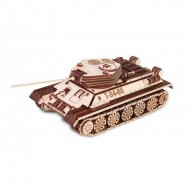  Eco-Wood-Art-82 Puzzle 3D en Bois - Tank T-34-85