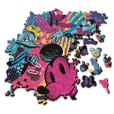 Trefl-20168 Puzzle en Bois Premium Line - L'Emblématique Mickey Mouse - Disney Mickey Mouse Et Ses Amis