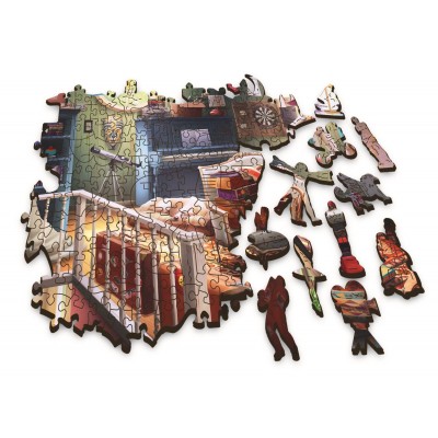 Trefl-20179 Puzzle en Bois Premium Line - Trésors Dans Le Grenier