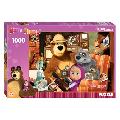 Puzzle Step-Puzzle-79605 Masha and the Bear