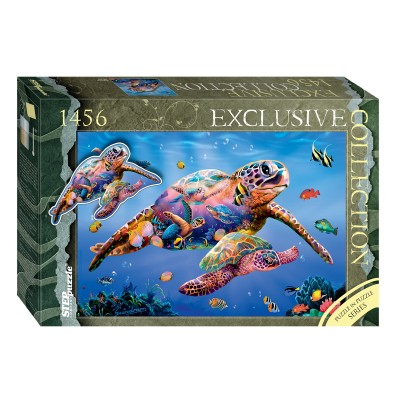 Step-Puzzle-83506 Puzzle in Puzzle Series - Tortues